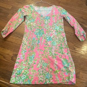 Lilly Pulitzer Long Sleeve Floral Dress
